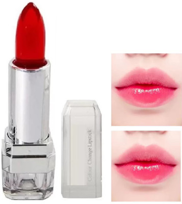 DARYUE Color Change Glossy Lipstick(RED, 3.6 g)