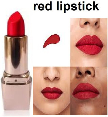 Luipui gorgeous red matte lipstick best for women(red, 6 g)