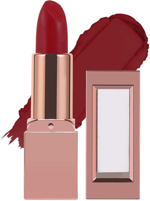 AFARAXIA Creamy Non Transfer Smudgeproof Matte Lipstick Ultra Pigmented red(RED, 3.8 g)