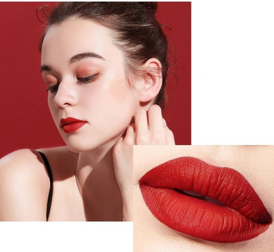 Yuency Apple Shape Lipstick Long Lasting Waterproof Non-Stick lipstick(red, 3.8 g)