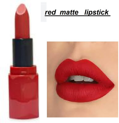 Luipui best red crayon matte waterproof awesome(red, 6 g)