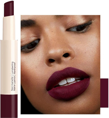 FLORERO WINE MEHROON Waterproof Matte Lipstick(WINE MEHROON, 7 g)