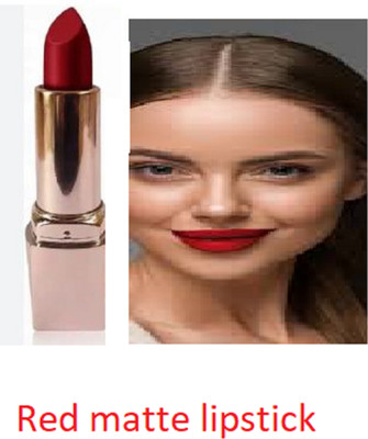 Luipui long lasting red matte crayon lipstick pack of 1(red, 6 g)