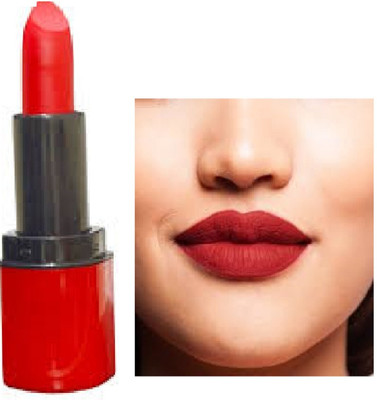 Luipui new waterproof red color matte finish lipstick pack of 1(red, 6 g)