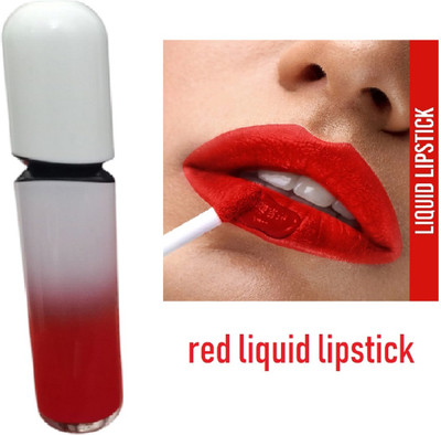 Luipui liquid red lipstick in matte pack of 1(red, 6 ml)