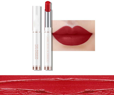 Jiwoo Non Transfer Long Stay & Smooth Lipstick New-105(RED, 5 g)