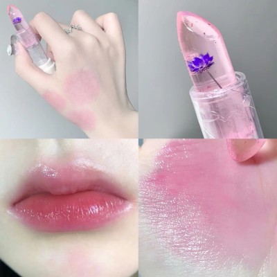 luzimaisa Color Change Glossy Finish Gel Lipstick(Glossy Pink, 3.6 g)