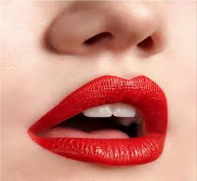 Luipui cute 2 in 1 red matte lipstick pack of 1 waterproof trending(red, 6 g)