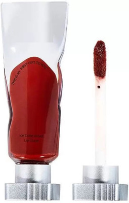 GABBU Ice Cube RED Matte Lipstick Velvet Transparent Lip Glaze Pigment(DARK RED, 4 g)