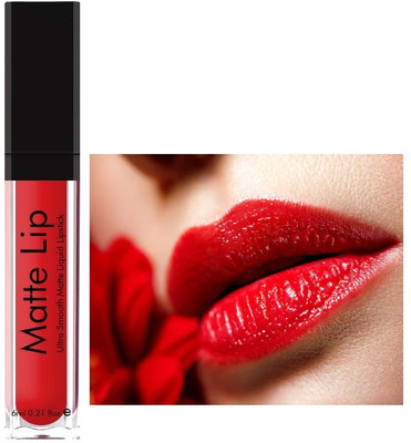 Wonholli Long Lasting Red Highly Pigmented Creamy Matte Lipstick(Red, 6 ml)