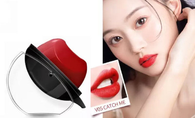 AMOSFIA Magic Apple Lip Shape Lipstick pack of 1(Red, 5 g)