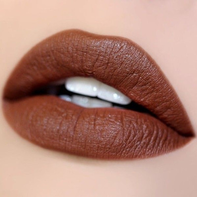 AFARAXIA Matte Lip Crayon Lipstick Non Transfer Smudge Proof(Copper brown, 3.5 g)