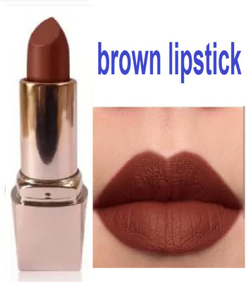 Luipui brown matte look lipstick pack of 1 best for women(brown, 6 g)