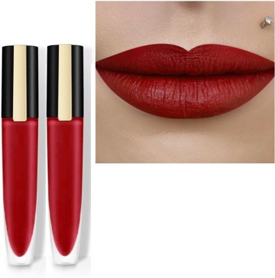 REIMICHI Non Transfer Waterproof Longlast Matte Liquid Lipstick(red, 10 ml)