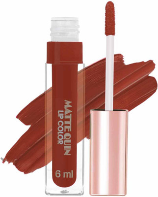 manasona Liquid Lipstick, Matte Finish Color, Weightless, Transfer & Smudge Proof(BROWN, 6 ml)