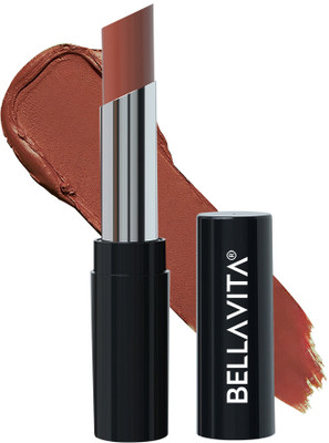BELLAVITA Comfort Matte Priming Lipstick | Creamy Texture For Moisturized Lips(Caramel Kiss, 4 g)