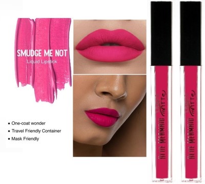 BLUEMERMAID MATTE LOOK BABY PINK LIQUID LIPSTICK FOR BOLD LOOK(PINK, 12 ml)