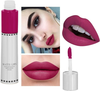 THTC 2 IN 1 Long Lasting Gloss Matte Lipstick(magenta, 8 g)