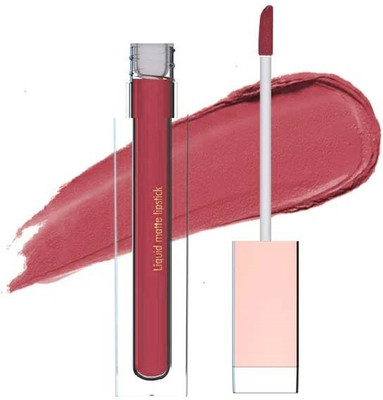 MYEONG Non Drying Smudge Proof Matte Candy Maroon Color Liquid Lipstick(Peach, 6 ml)
