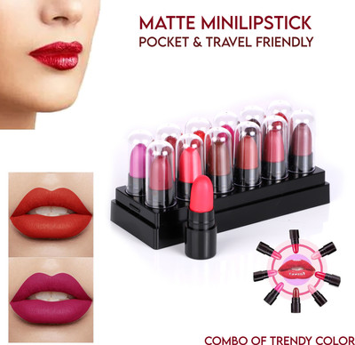 PINNER Lipstic Soft Matte Minis - Multi-Colored Love Marks(Multicolor, 12 g)