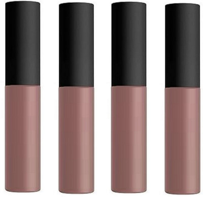 Luipui BEST LONG LASTING MATTE BROWN LIPSTICK WATERPROOF PACK OF 4(Brown, 24 ml)