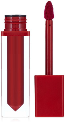 MYEONG Hot Red Color Non Drying Smudge Proof Matte Liquid Lipstick(Hot Red, 6 ml)