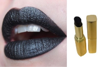 SEUNG NEW SHINY BLACK LIPSTICK FOR WOMEN(BLACK, 3.6 g)