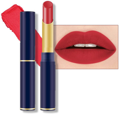 AFARAXIA Long Lasting Non Transfer Matte Lipstick(Deep red, 11 ml)