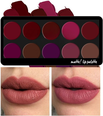 DARVING Professional Ultra Pigmented Infinity Matte Lipstick Lip palette(MULTI COLOR, 10 g)