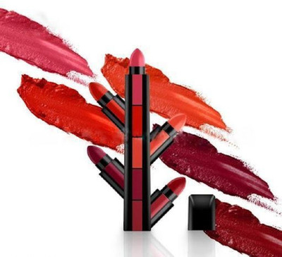 CATERINACHIARA 5-in-1 Lipstick, Smooth Matte Finish Lips, Non-Drying,Color/3(MULTICOLOUR, 7.5 ml)