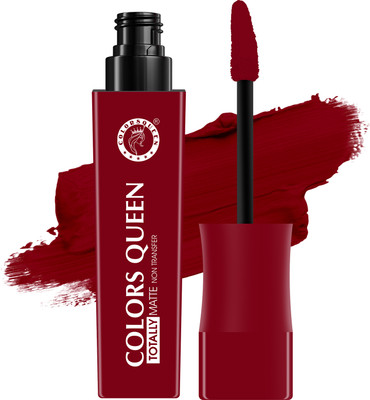 COLORS QUEEN Totally Matte Non Transfer Liquid Lipstick, Long Lasting & Lightweight Formula(18 - Captive, 7.5 g)