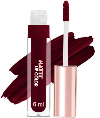 GFSU - GO FOR SOMETHING UNIQUE Non Transfer Smudge Proof Longlasting Sensational Liquid Matte Lipstick(maroon, 6 ml)
