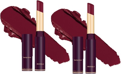 YAWI non transfer matte lipstick combo(maroon, 6.4 g)