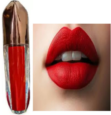Luipui trending red liquid matte lipstick long lasting pack of 1(red, 6 ml)