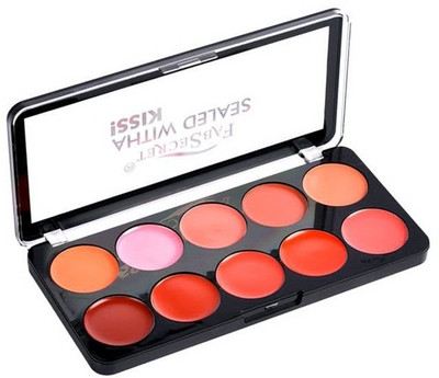 FLENGO 10 Multi-color Lip Palette Shade-1(shade 1, 25 g)