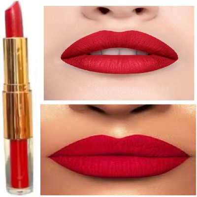 Luipui red crayon + liquid matte lipstick pack of 1(red, 6 g)