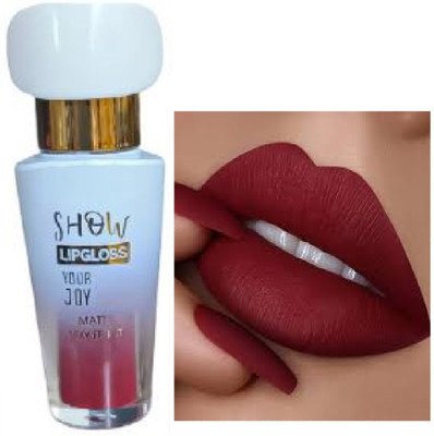 Luipui SMOOTH LIQUID MAROON MATTE FINISH LIPSTICK PACK OF 1(MAROON, 6 ml)