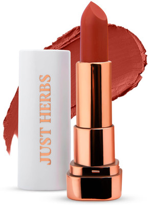 Just Herbs Long Stay Relaxed Matte Lipstick(Rust Divine, 4.2 g)