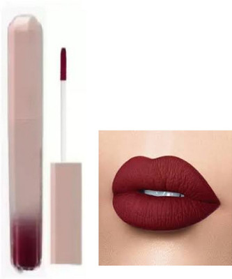 Luipui maroon matte liquid lipstick pack of 1 best long lasting(maroon, 6 ml)
