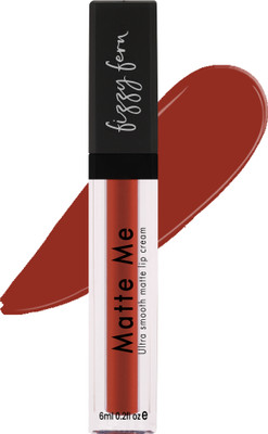 Fizzy Fern Long Lasting Matte Liquid Lipstick, Transferproof, Smudge Proof (Cocoa Haze )(Cocoa Haze, 6 ml)