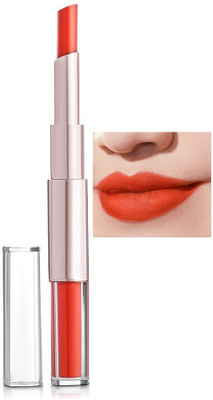DARVING Proof & Smudge Proof Dual Matte Finish lipstick(orange, 12 ml)