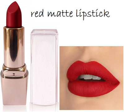 Luipui trending long lasting red matte lipstick pack of 1(RED, 6 g)