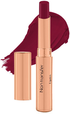 ADJD Crayon matte non transfer smudge proof lipstick maroon(Maroon, 2.5 g)
