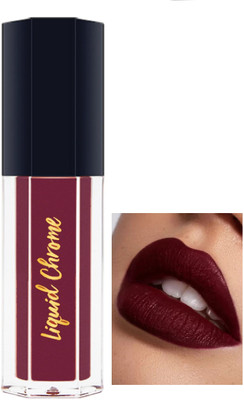 HUZURLU Vegan Matte Liquid Lipstick Gloss Moisturizing Lip Tint(maroon, 6 ml)