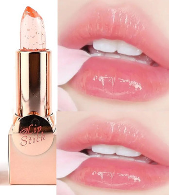HUZURLU jelly colorchanging lipstick waterproof non transfer 24 hrs(PINK, 3.6 g)