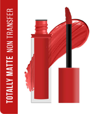 Luipui MATTE CRUSH SUPER STAY LONG LASTING, FULL COVERAGE LIPSTICK PACK OF 1(CHERRY ON TOP, 7 ml)