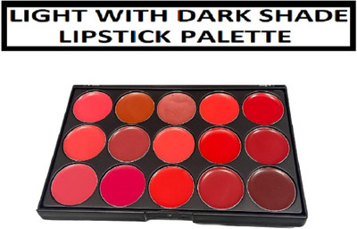 N&N lipstick palette water proof easy to use long lasting pack of 1(multi color, 74 g)