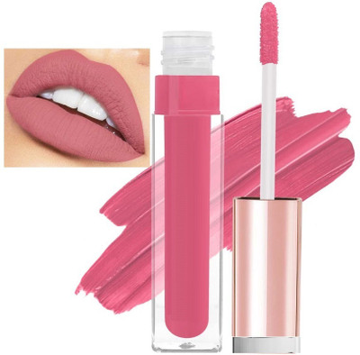 GABBU Matte Lip Color Long Lasting Non Transfer Water & Smudge Proof lipstick(peach pink, 8 g)