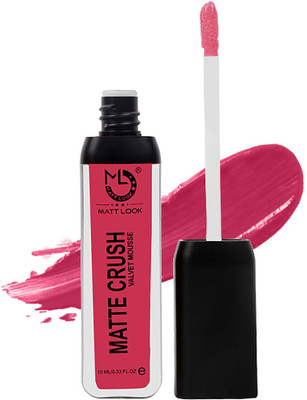 MATTLOOK Matte Crush Velvet Mousse Lipstick(24 Dark Magenta, 10 ml)