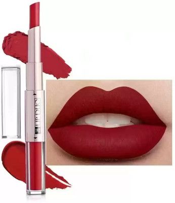 GABBU 2 in 1 Matte liquid Lipstick and Matte Lip Makeup Velvet Lipstick red(red, 12 ml)